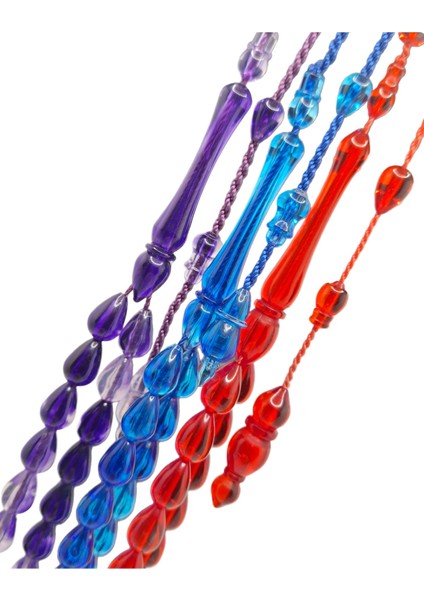 Gözyaşı Damla Model 3 Adet Toz Kehribar Tesbih Seti fiyatları