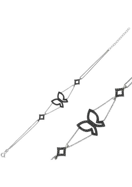 925 Ayar Gümüş Kelebek Bileklik BR0460278 (292292)