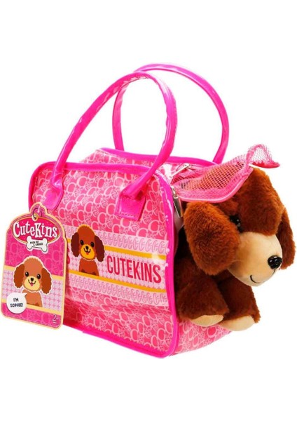 50585 Cutekins Taşıma Çantalı Peluş Köpek -Sunman fiyatları