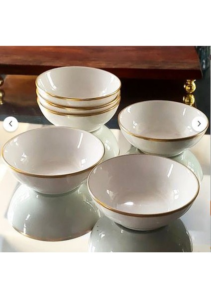 Fine Living Anka Yaldızlı Hurmalık- Çerezlik-Kahvaltılık - Sosluk-6lı Kase Set modelleri