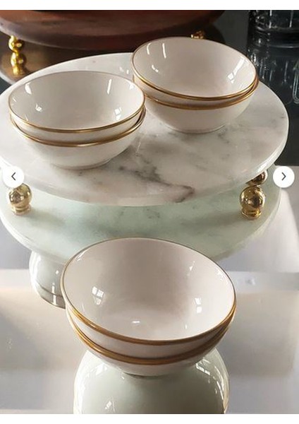 Fine Living Anka Yaldızlı Hurmalık- Çerezlik-Kahvaltılık - Sosluk-6lı Kase Set indirimleri