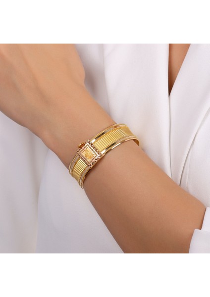 Tasarım Altın Kelepçe - 14K modelleri