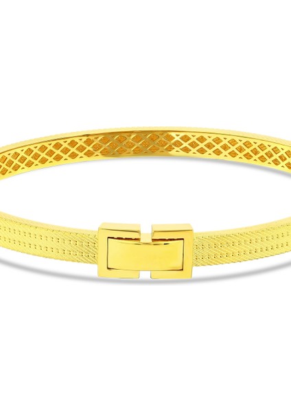 Altın Kelepçe Bilezik - 14K indirimleri