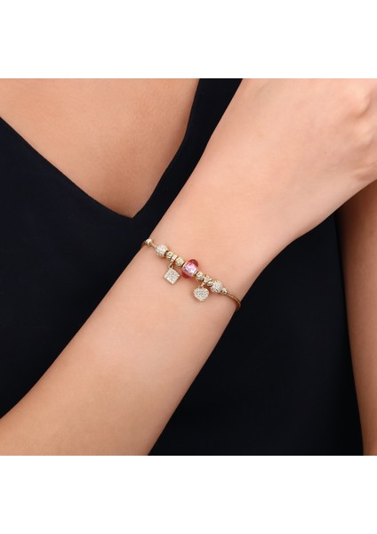 Tasarım Altın Charm Bileklik - 14K modelleri