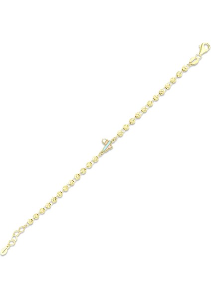 Kelebek Figürlü Çocuk Altın Bileklik - 14K