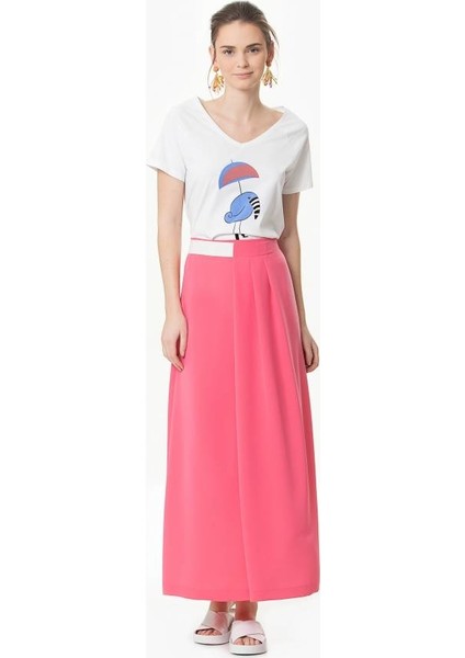 Bel Detaylı Uzun Etek Pembe Y1615009_038 fiyatları