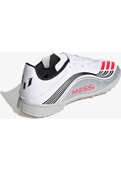 F50 Messi League Çocuk Beyaz Halı Saha Kramponu.-