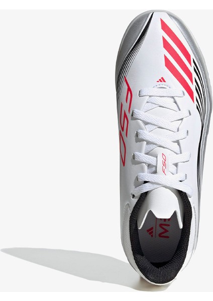 F50 Messi League Çocuk Beyaz Halı Saha Kramponu.-