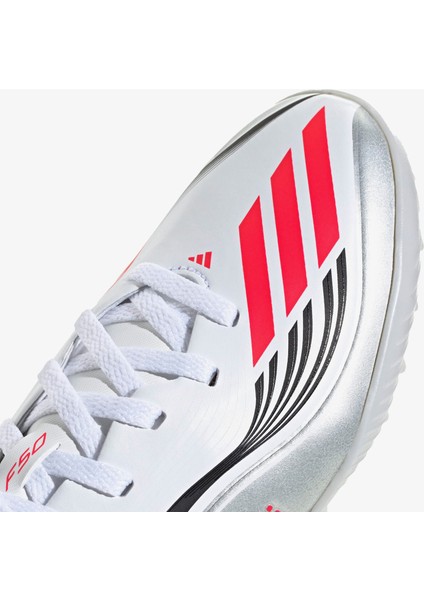 F50 Messi League Çocuk Beyaz Halı Saha Kramponu.-