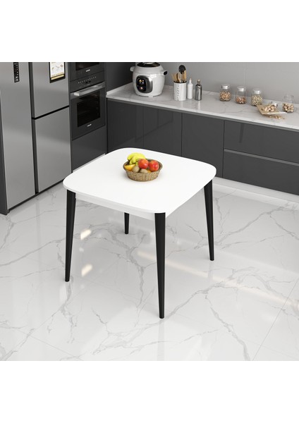 Florin Sabit Mutfak Masası - Beyaz
