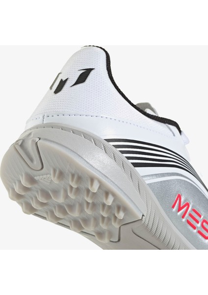 F50 Messi League Çocuk Beyaz Halı Saha Kramponu.-