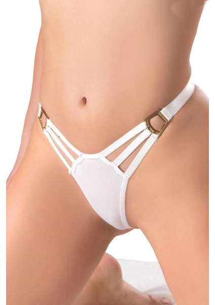 Kadın Fantezi Iç Giyim Tanga Külot Perfect Fall 336 Beyaz - Royaleks