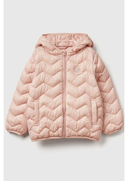 kız Bebek 21INGN02Z-25K Mevsimlik Mont Açık Pembe