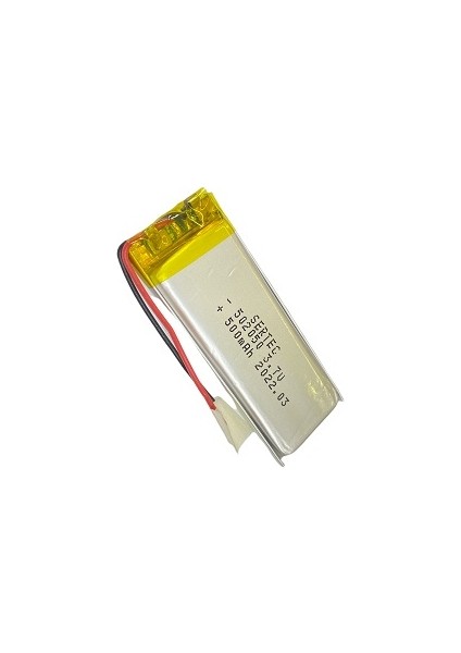 502050 3.7V 500 Mah Li-Polymer Pil DEVRELI/1.5A (292292)
