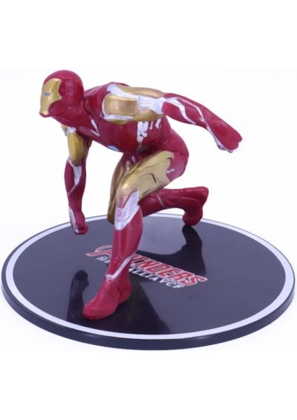 Marvel Avengers Yenilmezler Ironman Stantlı Oyuncak Figür Karakter Masaüstü Biblo Gençlere Hediye modelleri
