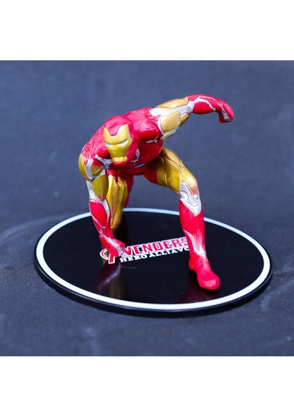 Marvel Avengers Yenilmezler Ironman Stantlı Oyuncak Figür Karakter Masaüstü Biblo Gençlere Hediye fırsatları