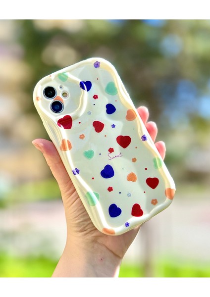 IPHONE 11 Renkli Kalpli Kılıf