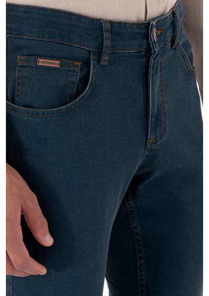 Erkek Petrol Pantolon (Jean) 50317446-VR102 indirimleri
