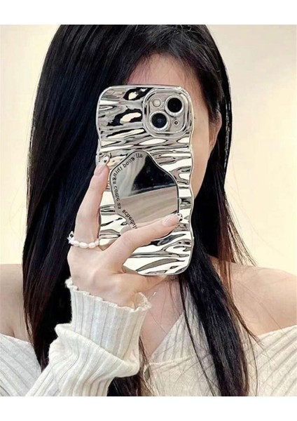 Iphone 13 3D Dalgalı Aynalı Kılıf modelleri