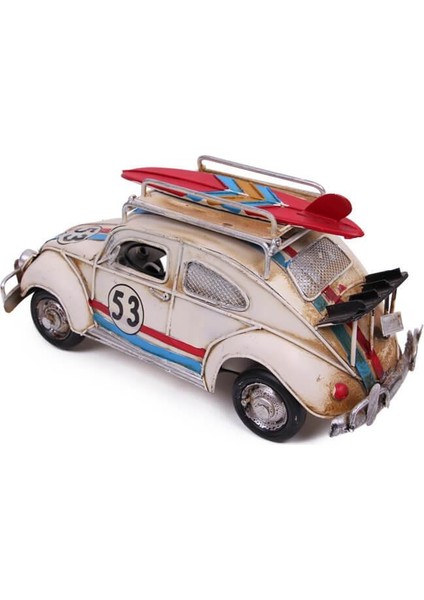 Dekoratif Metal Araba Çerçeveli ve Kumbaralı Hediyelik (3092W) (292292) indirimleri