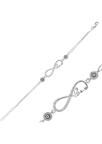 925 Ayar Gümüş Sonsuzluk Love Bileklik BR0460139 (292292)