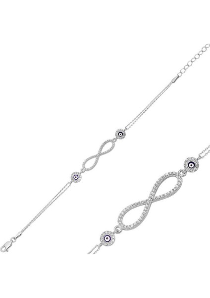 925 Ayar Gümüş Sonsuzluk Bileklik BR1780008 (292292)