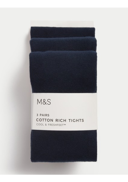 3'lü Freshfeet™ Külotlu Çorap Seti (2-16 Yaş) modelleri