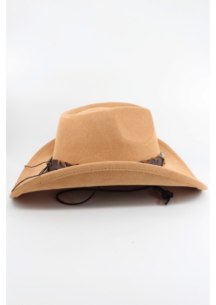 Unisex Kovboy Şapka – Ayarlanabilir Ip Detaylı, Deri Tokalı Western Şapka modelleri