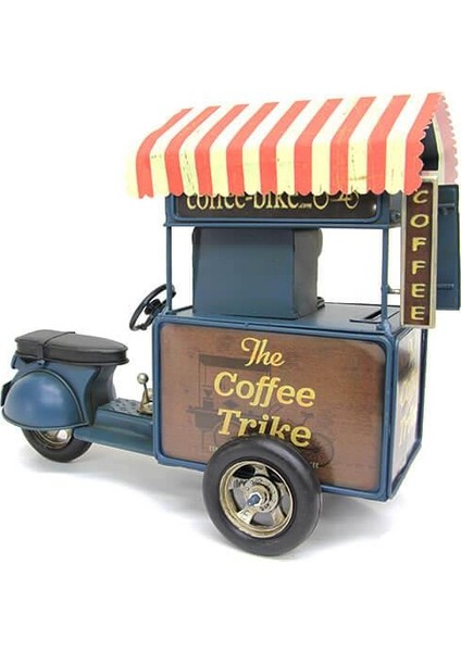Dekoratif Metal Kahve Arabası Biblo Hediyelik Kumbara (292292) fırsatları