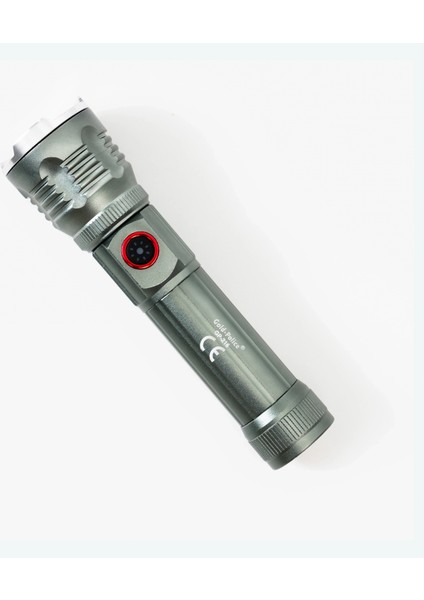 Gold Police GP-216 Şarjlı El Feneri Güçlü Tg LED 2000 Lümen