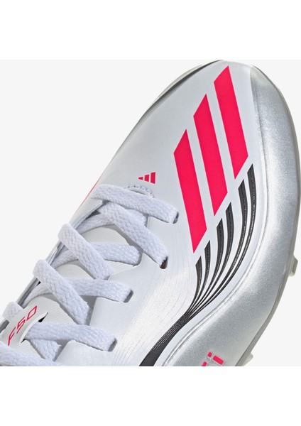 F50 Messi League Firm-Multi Ground Çocuk Beyaz Çim Saha Kramponu.-