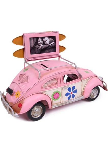 Dekoratif Metal Araba Çerçeveli ve Kumbaralı Hediyelik (4338) (292292) modelleri