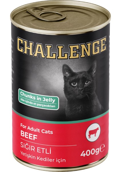 Sığır Etli Yetişkin Kedi Konservesi 400 gr