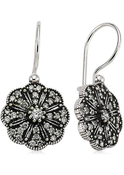 925 Ayar Gümüş Sallantılı Çiçek Küpe EA1760006 (292292) fiyatları