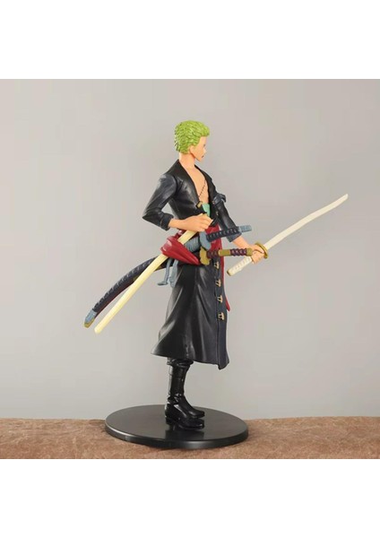 One Piece Roronao Zoro Anime Karakter Figür Oyuncak Koleksiyonluk Dekoratif Biblo 15 Cm. Hediye Seti fiyatları