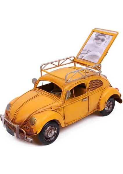 Dekoratif Metal Araba Çerçeveli ve Kumbaralı Hediyelik (3076S) (292292) fiyatları