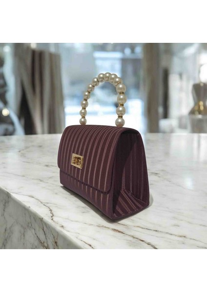 Incili Şık Zincirli El ve Omuz Kadın Abiye Çanta fırsatları