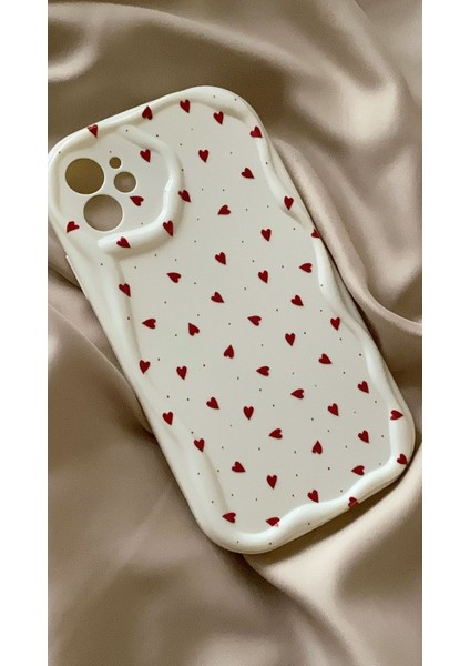 IPHONE 12 Kalp Desen Kılıf