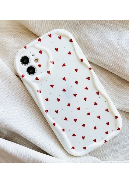 IPHONE 12 Kalp Desen Kılıf modelleri