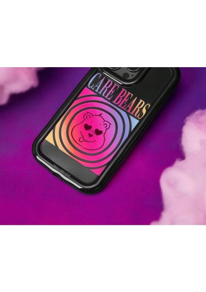 IPHONE 13/14/15 Uyumlu Care Bears Case (Sıyah Parlak) modelleri