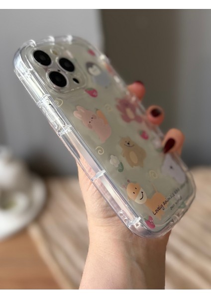 IPHONE 14 Pro Max Sevimli Desenli Kalın Şeffaf Kılıf fiyatları