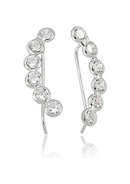 925 Ayar Gümüş Su Yolu Küpe EA0710033 (292292)