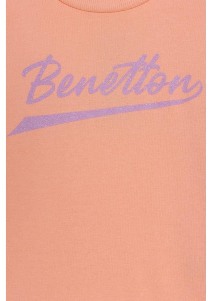 Kız Çocuk BNT-G23345 Benetton Sweatshirt Somon modelleri