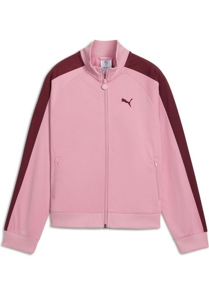 T7 Always On Track Jacket-Poised Pink Eşofman Üstü-Pembe