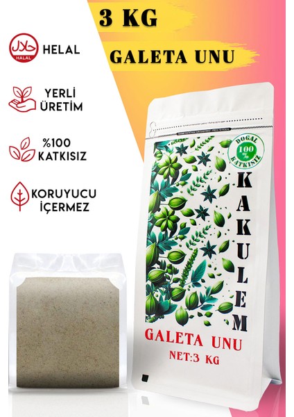 Sertifikalı Çıtır Kaplama Galeta Unu 3 kg