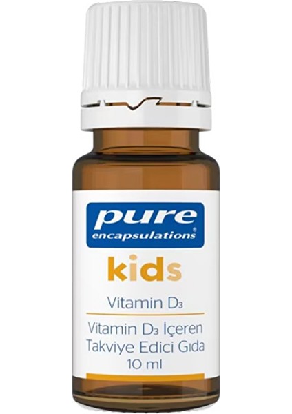 Kids Vitamin D3 Damla 10 ml