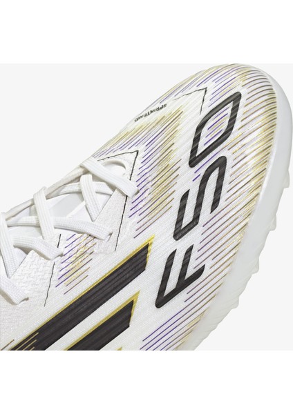 F50 League Erkek Beyaz Halı Saha Kramponu.-