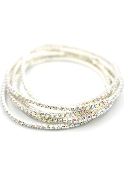 6'lı Lastikli Bileklik - Çok Renkli