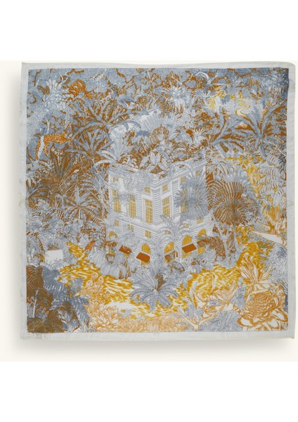 French Garden Sarı Fular