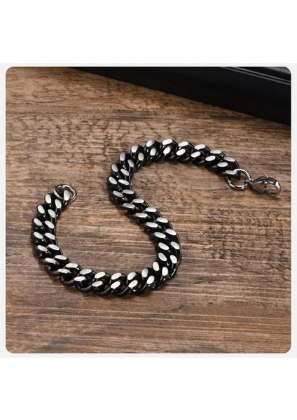 Çelik Zincir Erkek Kolye ve Bileklik Set Kararmaz Çelik Kolye Çelik Zincir Kolye Kalın Zincir fırsatları